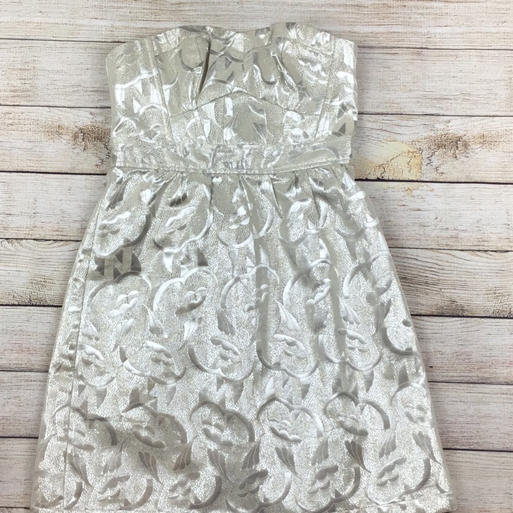 NWT Champagne colored party dress